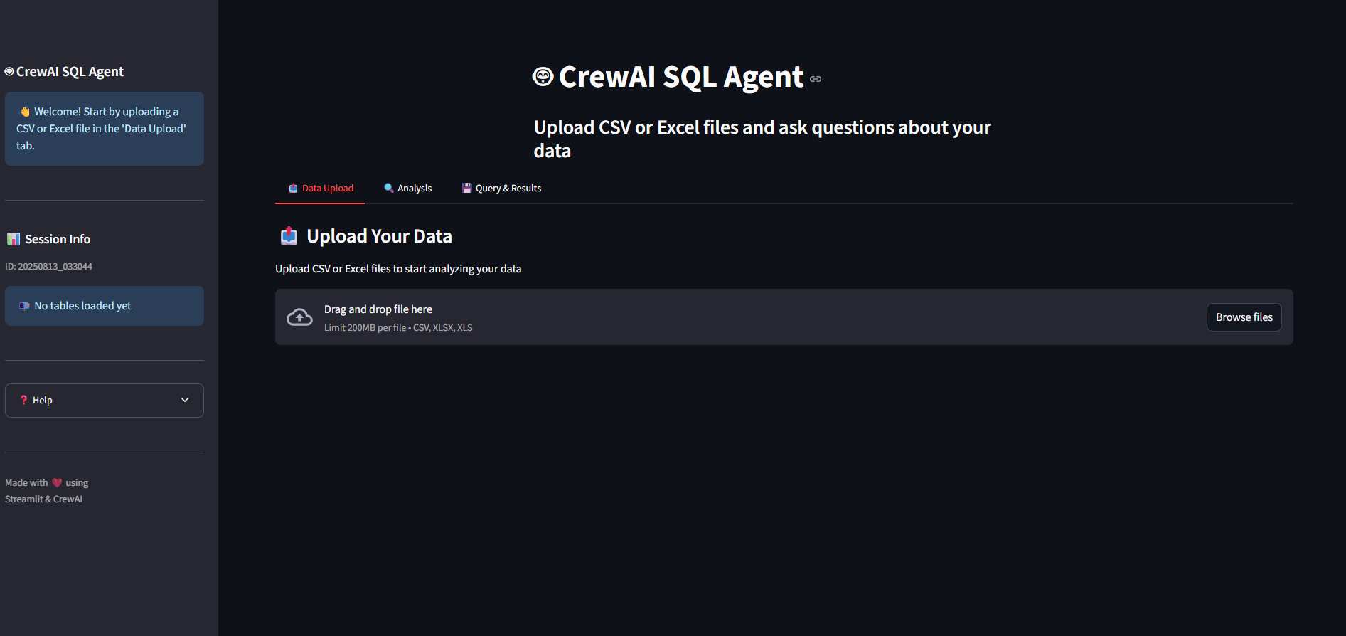 CrewAI SQL Agent